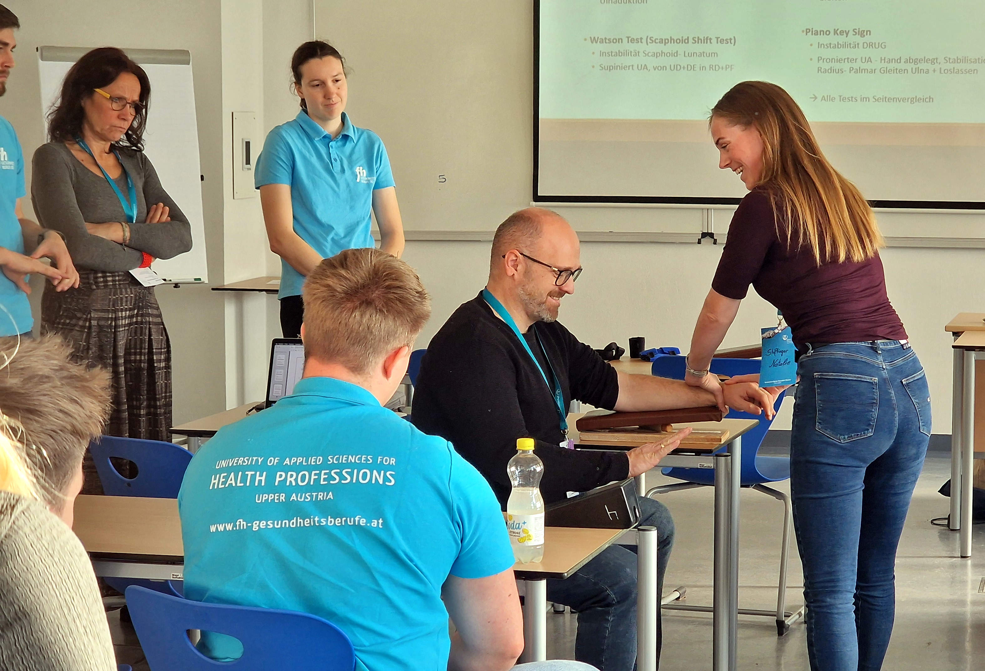 Beim TAG DER MANUELLEN THERAPIE 2025