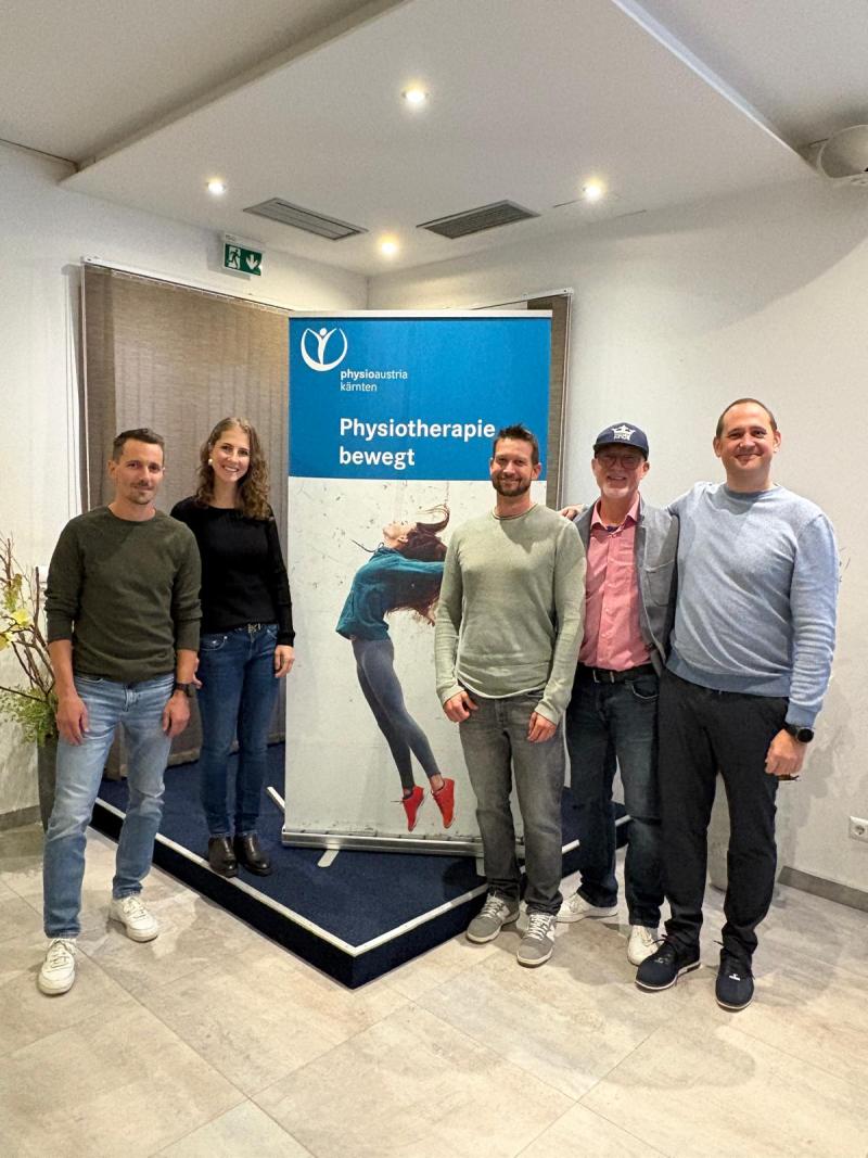 LV-Versammlung Kärnten 2025 v.l.n.r.: Rudi Sandriesser, Stefanie Plieschnegger, Philipp Schretter, Mathias Meusburger, Wolfgang Mayer