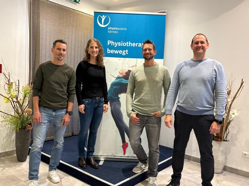 LV-Vorstand Kärnten 2025 v.l.n.r.: Rudi Sandriesser, Stefanie Plieschnegger, Philipp Schretter, Wolfgang May