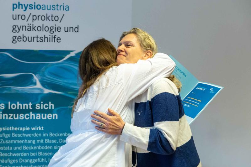 Zertifikatsverleihung Experienced Physiotherapy Practitioner (EPP) Fachbereich Gynäkologie, Urologie, Proktologie bei Physio Austria