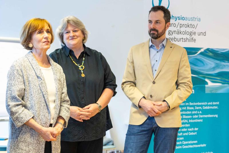 Zertifikatsverleihung Experienced Physiotherapy Practitioner (EPP) Fachbereich Gynäkologie, Urologie, Proktologie bei Physio Austria