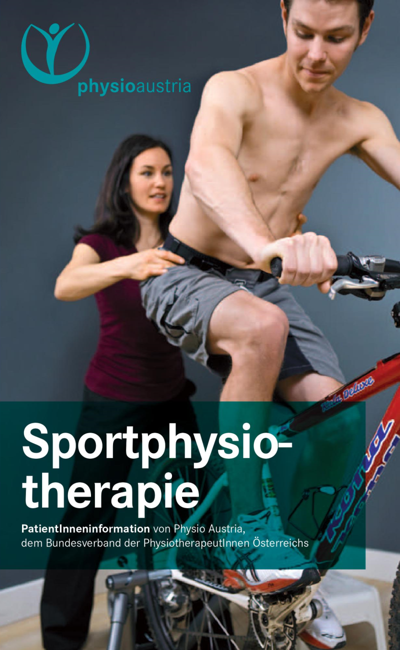 Physiotherapeutin betreut Patient auf dem Fahrrad
