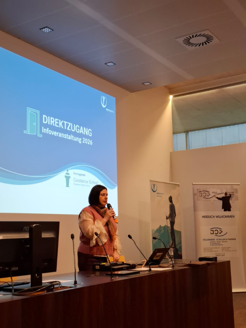 Vortrag "direct access": PhysioTalk 26.1. FH Salzburg Physio Austria